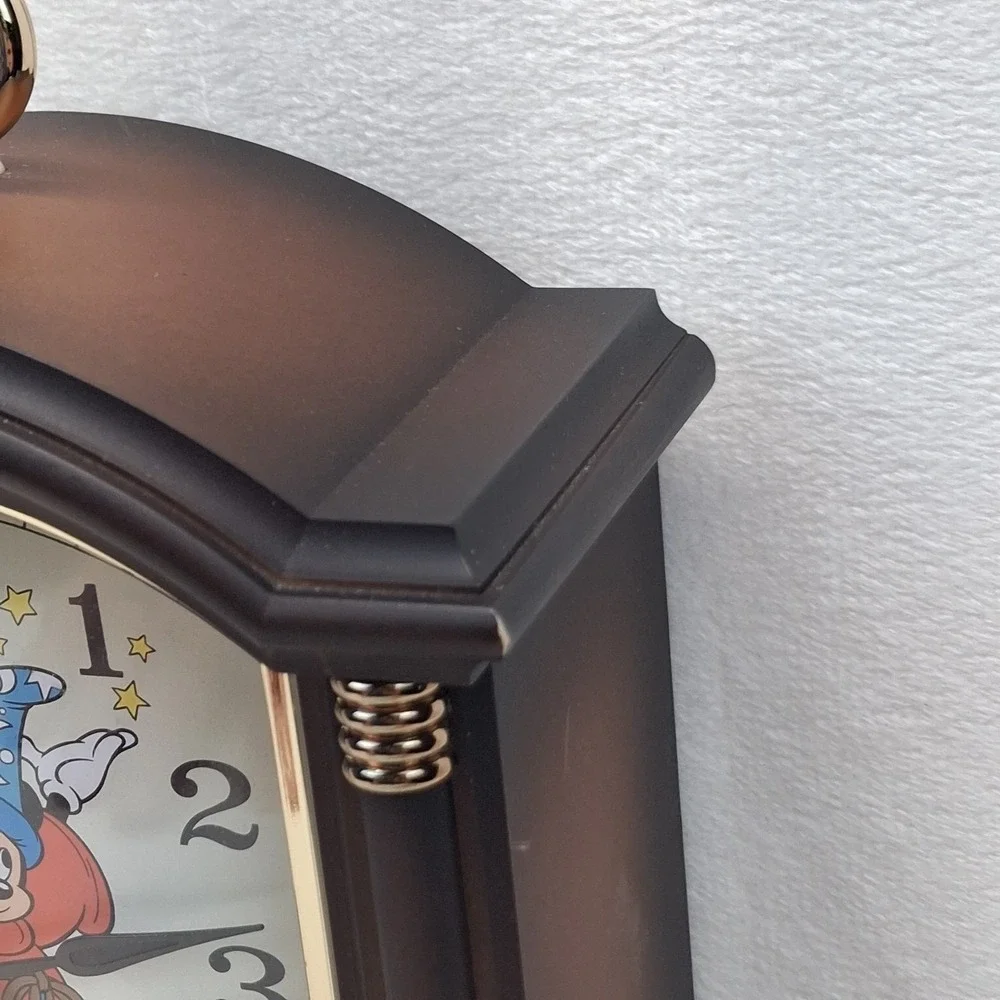 Vintage Seiko QFD211B Disney Mickey Mouse Sorcerer Musical Alarm Clock Tested